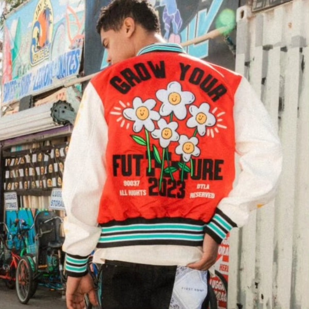 Grow Your Future Varsity Jacket - Picture 4 of 4